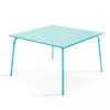 Table Pliante De Jardin BASTIAN, Pour Le Camping, Pratique, H X L X P 74 X 121 5 X 61 5 Cm Blanc Relaxdays 85400093