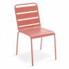 Stuhl aus Tonfarbe Metall