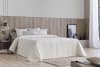 Colcha Bouti acolchada piqué relleno 200 gr cama 105 hojas blanco