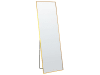 Standspiegel Metall gold 156x50