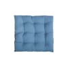 Cuscino da terra in cotone blu 60x60