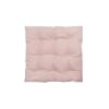 Bodenkissen aus rosa Baumwolle, 60x60 cm