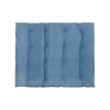 Bodenkissen aus Baumwolle, blau, 120x100 cm