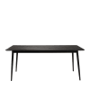 Table à manger en bois 180x90cm noir