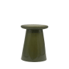 Table d'appoint en céramique ø35cm - Vert mousse