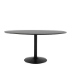 Table à manger en bois 160x110 noir