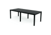 Table d'extérieur PVC anthracite 220x90h72