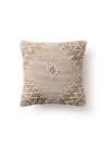 2 Federe Decorative In Lino E Cotone, Beige, 45x45 Cm, Con Pompon E Cerniera Invisibile - 4