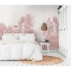 Papier peint panoramique motif imprimé Vieux rose 480x280cm