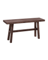 Banc en bois de sapin marron 100x50cm