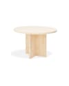 Table à manger ronde en bois de sapin naturelle de ø110cm