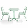 Set tavolo da giardino in acciaio con 8 sedie, 160cm, verde kaki Amélia | Maisons du Monde