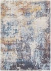 Tapis Abstrait Moderne Multicolore/Bleu 200x275
