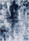 Alfombra abstracta moderna azul/gris 160x220