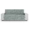 Funda cubre sofá aterciopelado antimanchas gris 120-170 cm