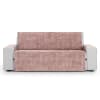 Funda cubre sofá aterciopelado antimanchas rosa 120-170 cm