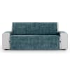 Funda cubre sofá aterciopelado antimanchas azul 120-170 cm