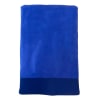 Toalla de terciopelo liso "shady" azul real 90x160 370g/m²