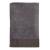 Toalla de terciopelo liso "shady" gris 140x180 370g/m²