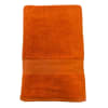 Serviette de bain éponge velours unie "Classy" Orange 90x180