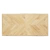 Cabecero de madera maciza étnico en tono natural de 80x165cm