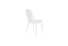 Chaise en polypropylène blanc