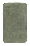 Tappeto da bagno in cotone pelo lungo verde cachi 60x100