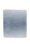 Flauschiger Badteppich blau, waschbar und rutschhemmend 55x65