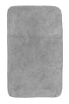 Tappeto da bagno in cotone pelo lungo grigio chiaro 60x100