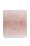 Flauschiger Badteppich rosa, waschbar und rutschhemmend 55x65