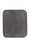 Kuscheliger Badteppich grau, waschbar und rutschhemmend 55x65