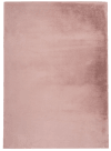 tapis de fourrure velours rose poudré 80x150cm