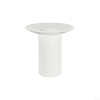 Vase colonne céramique blanc H13cm