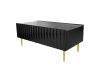 Table basse style contemporain 120 cm noir / doré