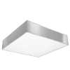 Lámpara de techo gris cloruro de polivinilo alt. 11 cm