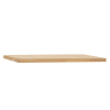 Estantería de madera maciza flotante acabado tono medio 120x3,2cm