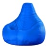 Puf reclinable para interior y exterior azul