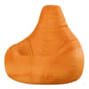 Puf reclinable para interior y exterior naranja