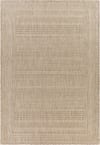 Tapis d'Extérieur/Intérieur Aspect Jute Beige/Ivoire 160x213