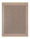 Tappeto Esterno/Interno Aspetto di Juta Beige/Nero 160x213