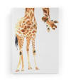 Peinture sur toile 60x40 Imprimé girafe