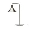 Lampe de table en fer nickel.