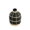 Vase en terre cuite noir naturel H19