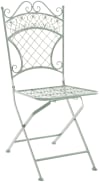DEMA Sedia Pieghevole Chicago In Metallo, Colore Antracite. Seduta 46x45 Cm, Schienale Alto Regolabile, Portata 150 Kg. Ideale Per Giardino, Terrazzo E Campeggio.