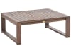 Mesa de jardín en madera de acacia con certificado fsc® madera oscura