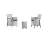 Set salon d’extérieur blanc 180x79 cm