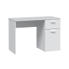 Mesa de escritorio con almacenamiento blanco artik