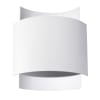 Lámpara de pared blanco acero  alt. 23 cm