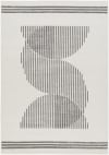 Tapis Scandinave Moderne Blanc/Gris 200x275