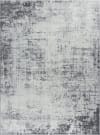 Alfombra abstracta moderna gris/blanco 160x215